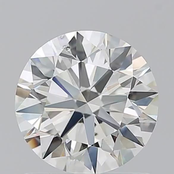 1.20 Carat Round Shape Earth Grown Diamond K Color SI2 Clarity Excellent/Ideal Cut
