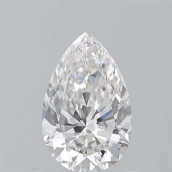 0.72 Carat Pear Shape Earth Grown Diamond F Color SI1 Clarity 