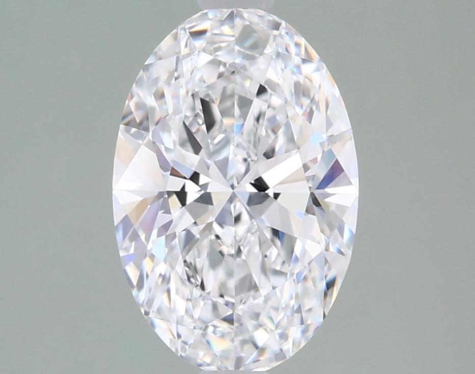 1.55 Carat Oval Shape Lab Grown Diamond D Color VVS2 Clarity 