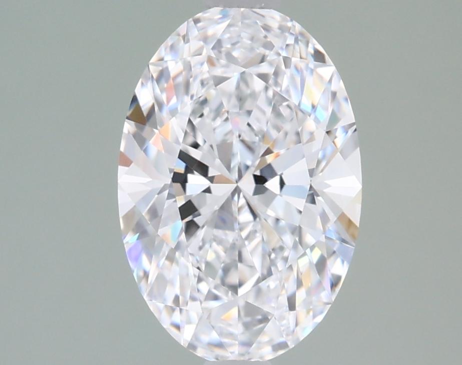 1.58 Carat Oval Shape Lab Grown Diamond D Color VVS2 Clarity 