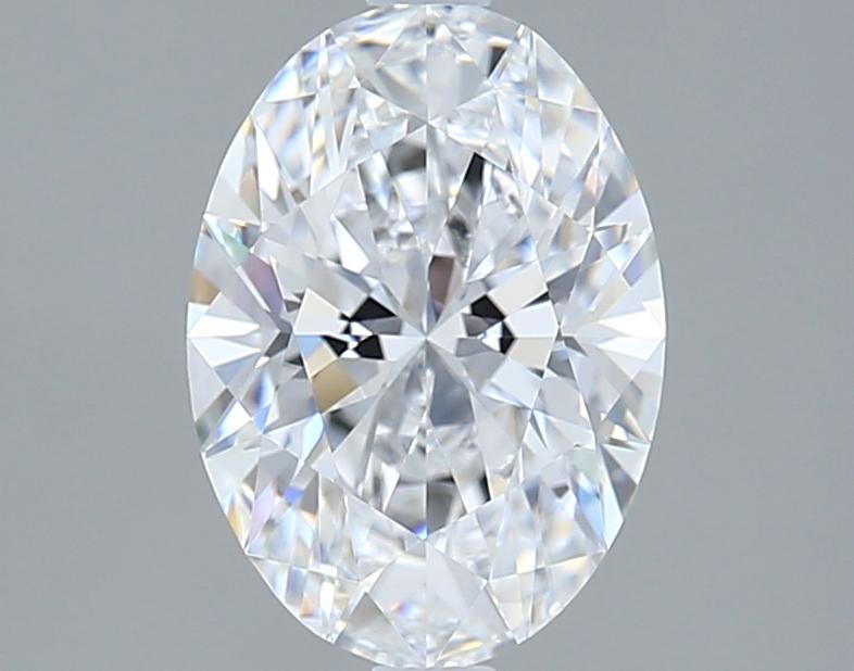 2.02 Carat Oval Shape Lab Grown Diamond D Color VVS2 Clarity 