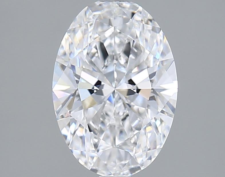 2.03 Carat Oval Shape Lab Grown Diamond D Color VVS2 Clarity 