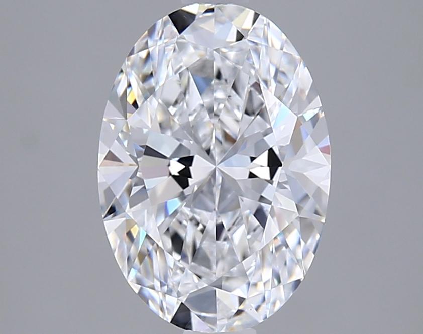 2.04 Carat Oval Shape Lab Grown Diamond D Color VVS2 Clarity 