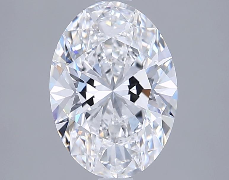 2.04 Carat Oval Shape Lab Grown Diamond D Color VVS2 Clarity 