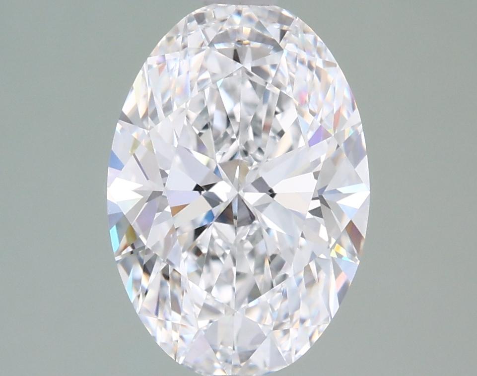 2.05 Carat Oval Shape Lab Grown Diamond D Color VVS2 Clarity 