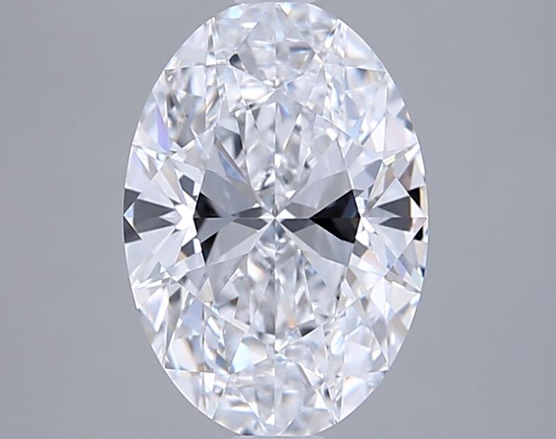 2.07 Carat Oval Shape Lab Grown Diamond D Color VVS2 Clarity 