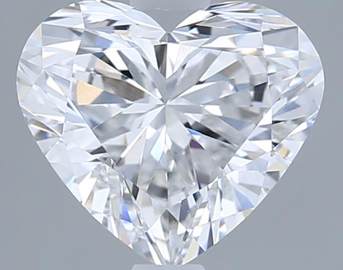 1.51 Carat Heart Shape Lab Grown Diamond D Color VVS1 Clarity 