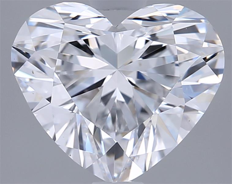 1.52 Carat Heart Shape Lab Grown Diamond D Color VVS1 Clarity 