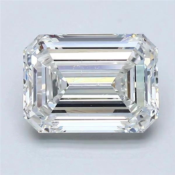 2.01 Carat Emerald Shape Earth Grown Diamond H Color VS2 Clarity 