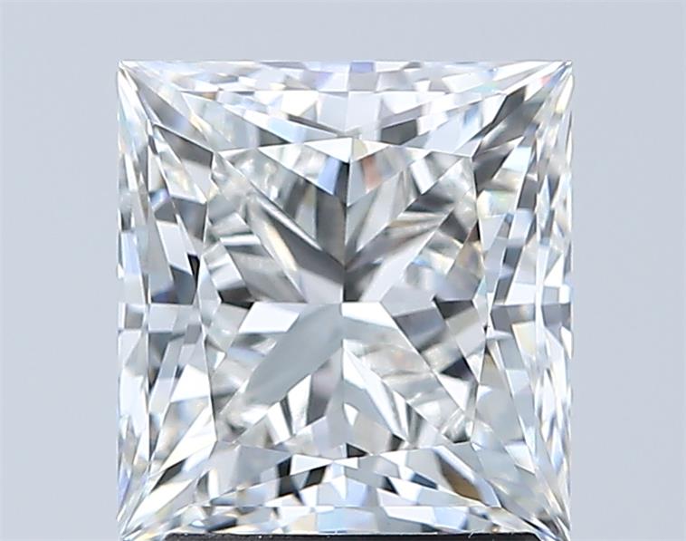 2.50 Carat Princess Shape Lab Grown Diamond F Color VVS2 Clarity 