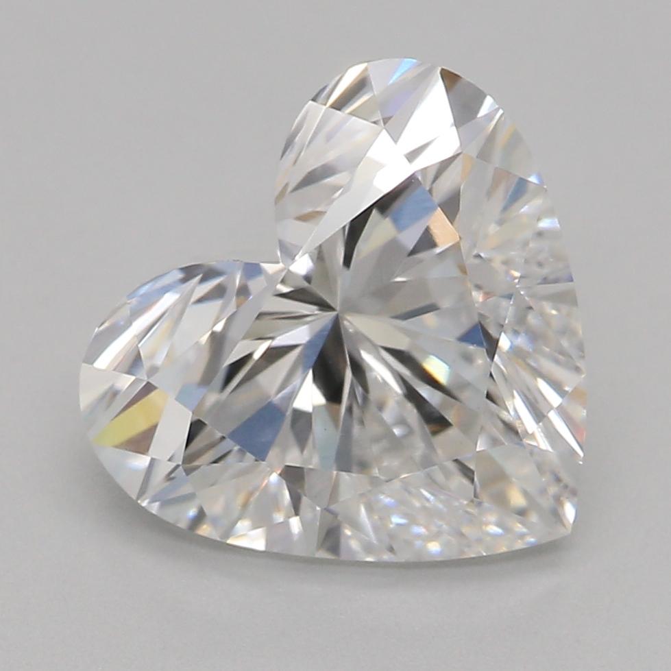 2.03 Carat Heart Shape Lab Grown Diamond E Color VS1 Clarity Very Good Cut