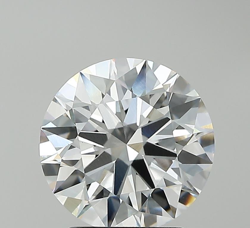 2.59 Carat Round Shape Lab Grown Diamond D Color VS1 Clarity Excellent/Ideal Cut