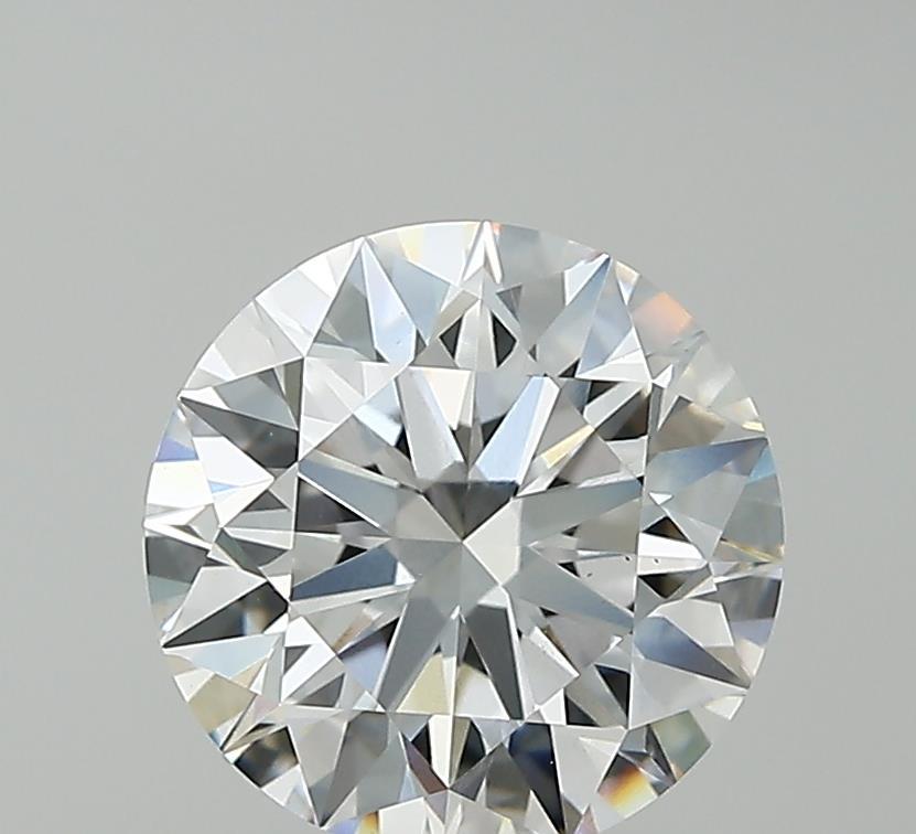2.58 Carat Round Shape Lab Grown Diamond D Color VS1 Clarity Excellent/Ideal Cut