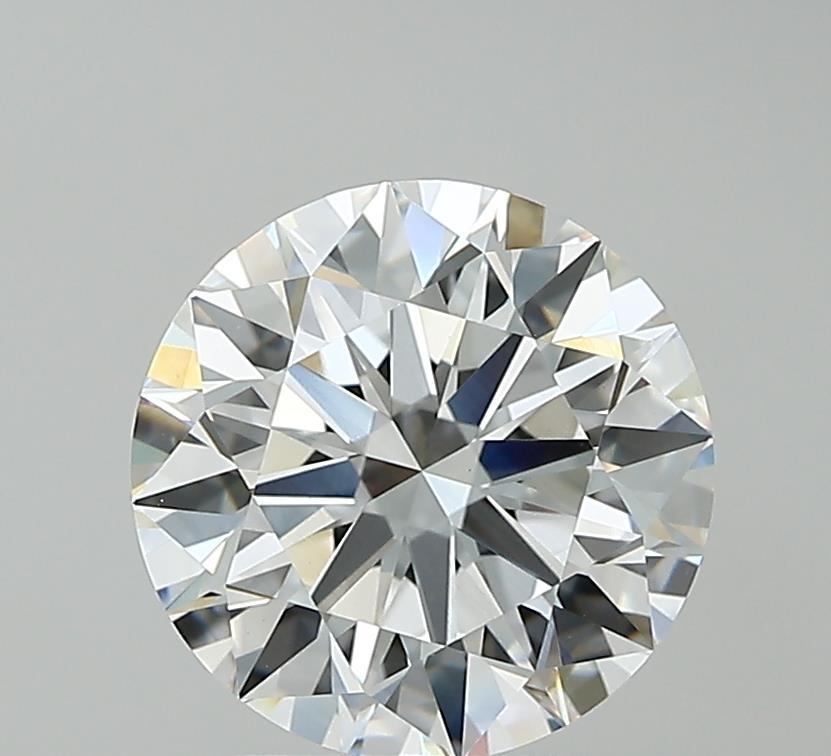 2.58 Carat Round Shape Lab Grown Diamond D Color VS1 Clarity Excellent/Ideal Cut