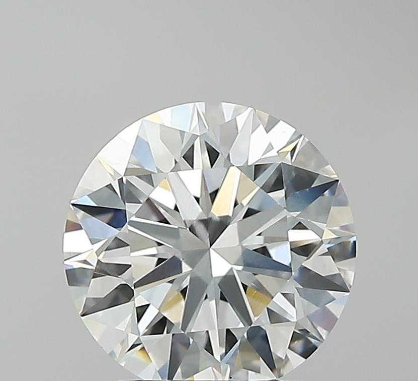 2.58 Carat Round Shape Lab Grown Diamond D Color VS1 Clarity Excellent/Ideal Cut