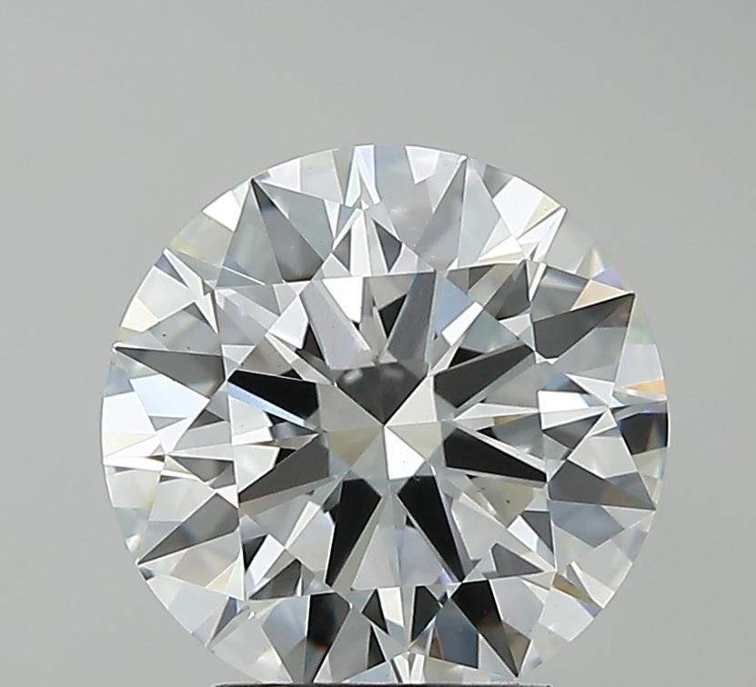 3.03 Carat Round Shape Lab Grown Diamond E Color VS2 Clarity Excellent/Ideal Cut