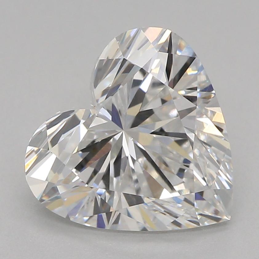 1.59 Carat Heart Shape Lab Grown Diamond E Color VVS2 Clarity Excellent/Ideal Cut