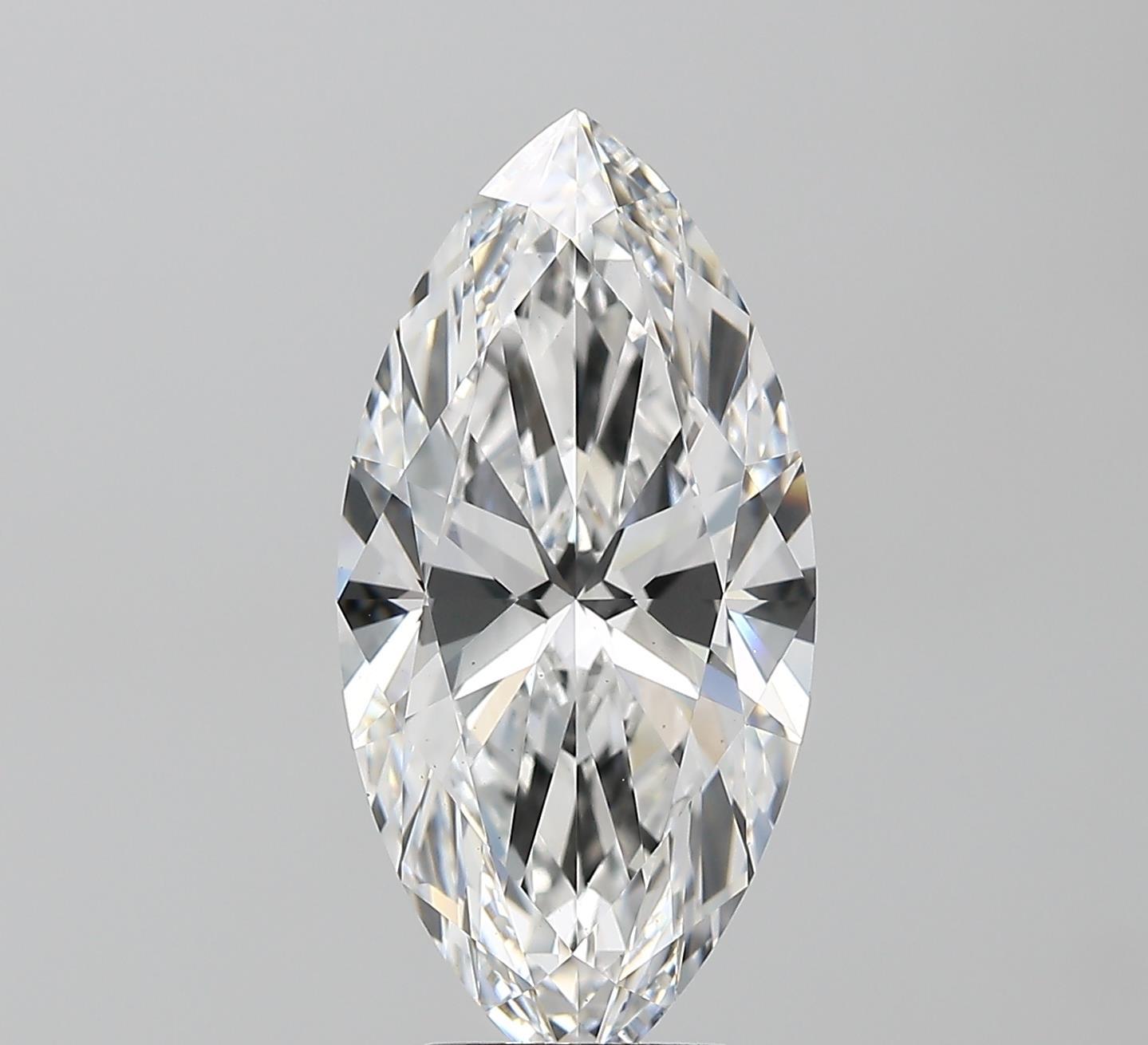 5.12 Carat Marquise Shape Lab Grown Diamond E Color VS1 Clarity 