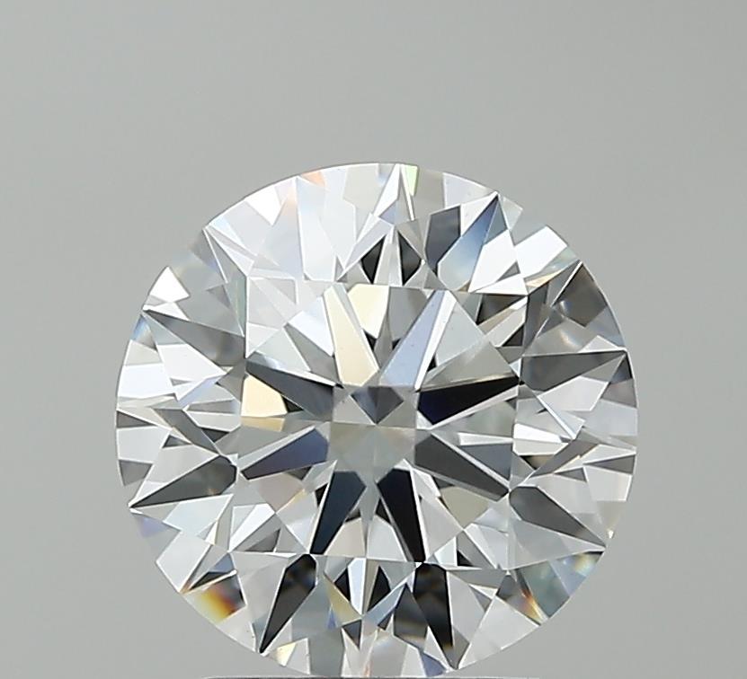 2.55 Carat Round Shape Lab Grown Diamond D Color VS1 Clarity Excellent/Ideal Cut