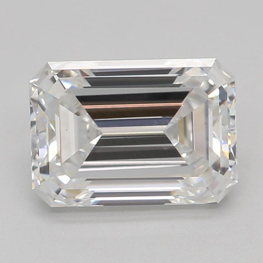 1.30 Carat Emerald Shape Lab Grown Diamond D Color VS1 Clarity Excellent/Ideal Cut