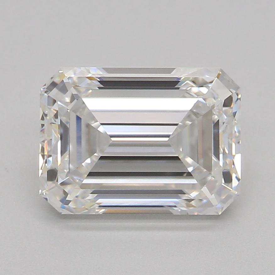 1.32 Carat Emerald Shape Lab Grown Diamond E Color VS1 Clarity Excellent/Ideal Cut