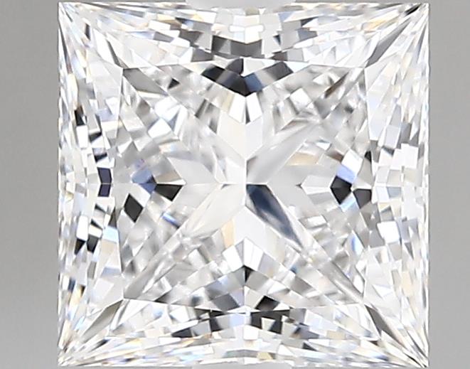 2.46 Carat Princess Shape Lab Grown Diamond E Color VVS1 Clarity 