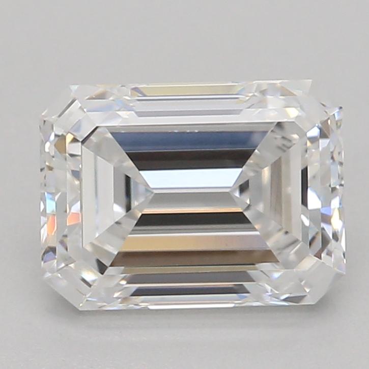 1.07 Carat Emerald Shape Lab Grown Diamond D Color VVS2 Clarity Excellent/Ideal Cut