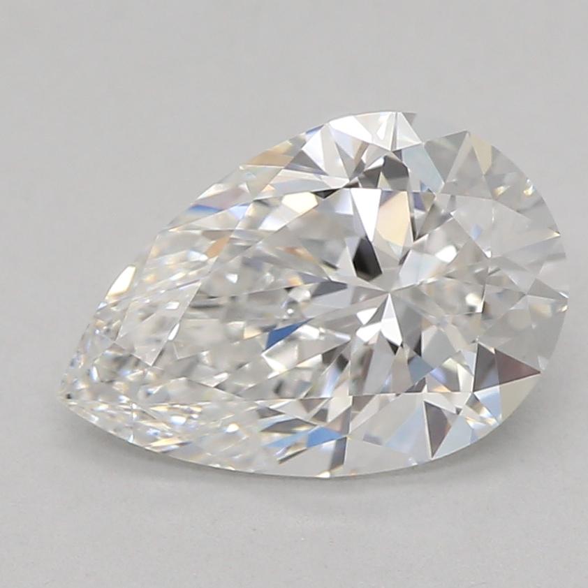 1.04 Carat Pear Shape Lab Grown Diamond E Color VVS2 Clarity Excellent/Ideal Cut