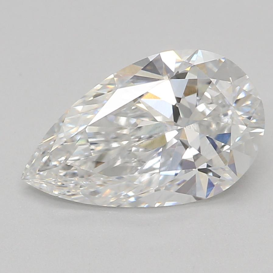 1.03 Carat Pear Shape Lab Grown Diamond E Color VVS2 Clarity Excellent/Ideal Cut