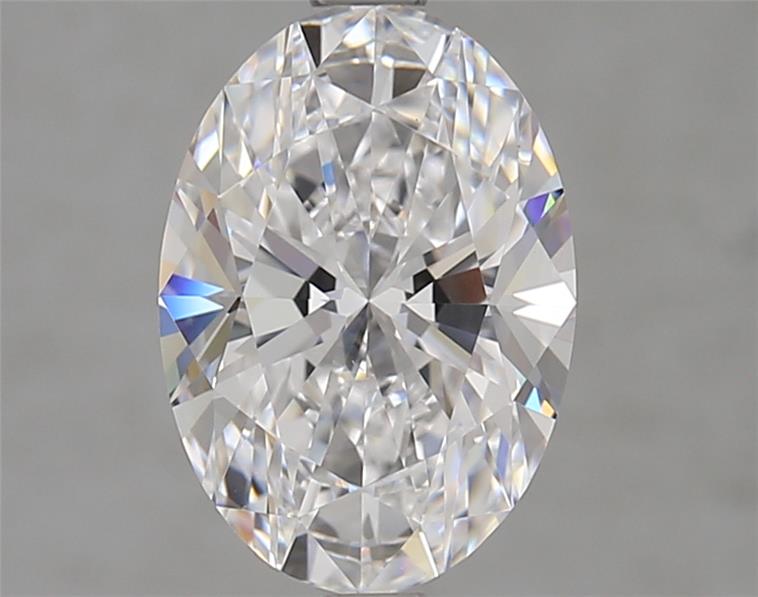2.51 Carat Oval Shape Lab Grown Diamond D Color IF Clarity 