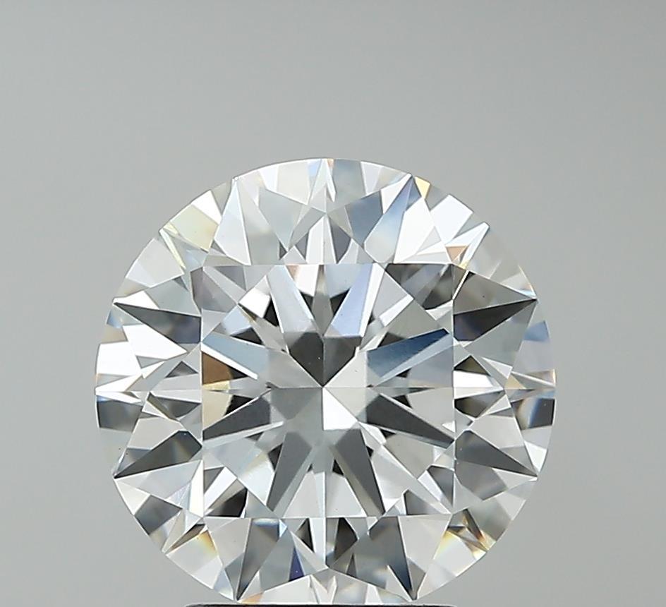 3.57 Carat Round Shape Lab Grown Diamond E Color VS1 Clarity Excellent/Ideal Cut