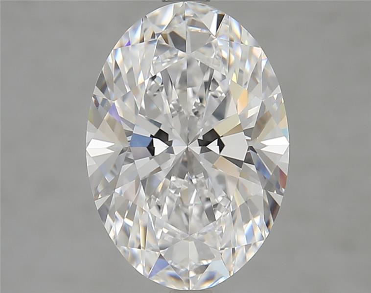 4.01 Carat Oval Shape Lab Grown Diamond D Color VVS2 Clarity 