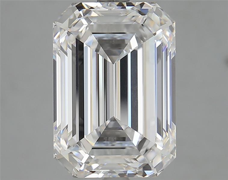 5.06 Carat Emerald Shape Lab Grown Diamond D Color VVS1 Clarity 