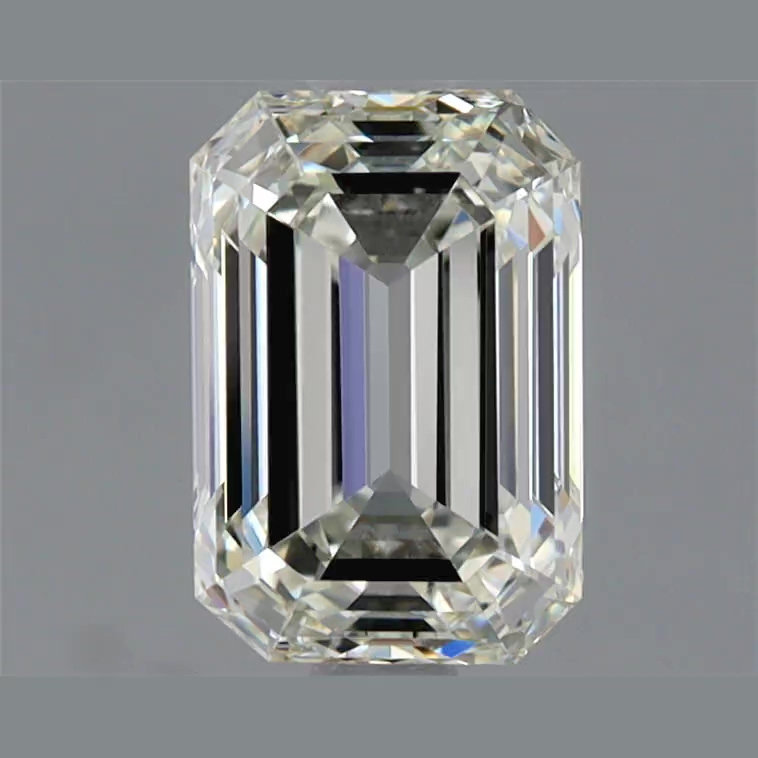 1.20 Carat Emerald Shape Earth Grown Diamond J Color VVS2 Clarity 