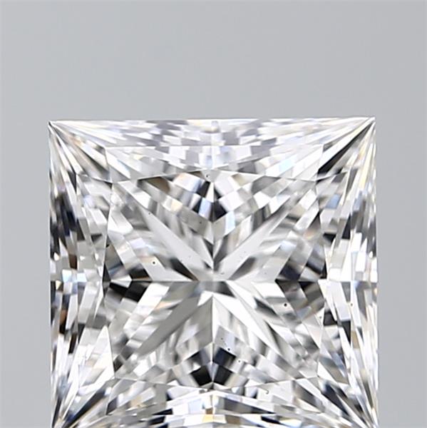 3.53 Carat Princess Shape Lab Grown Diamond E Color VS2 Clarity 