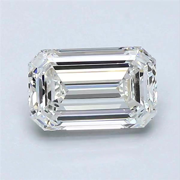 1.01 Carat Emerald Shape Earth Grown Diamond I Color VVS2 Clarity 