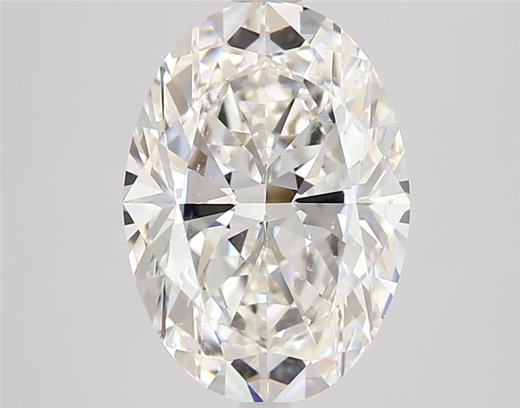 2.58 Carat Oval Shape Earth Grown Diamond G Color SI1 Clarity 