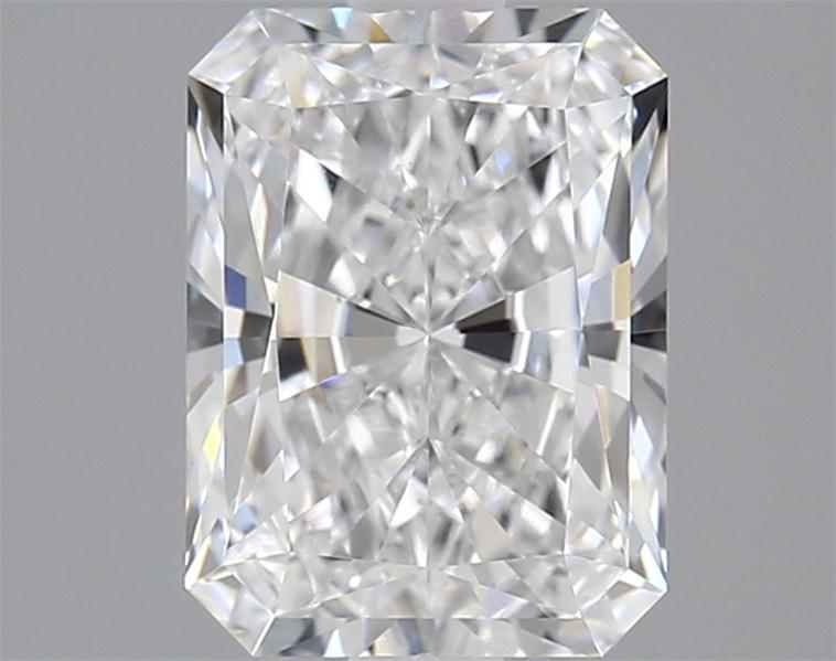 1.56 Carat Radiant Shape Lab Grown Diamond D Color VVS2 Clarity 