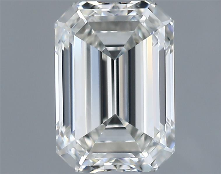 0.90 Carat Emerald Shape Earth Grown Diamond F Color VVS2 Clarity 