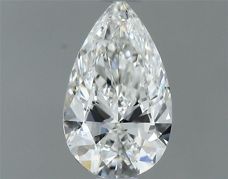 0.53 Carat Pear Shape Earth Grown Diamond G Color VS2 Clarity 