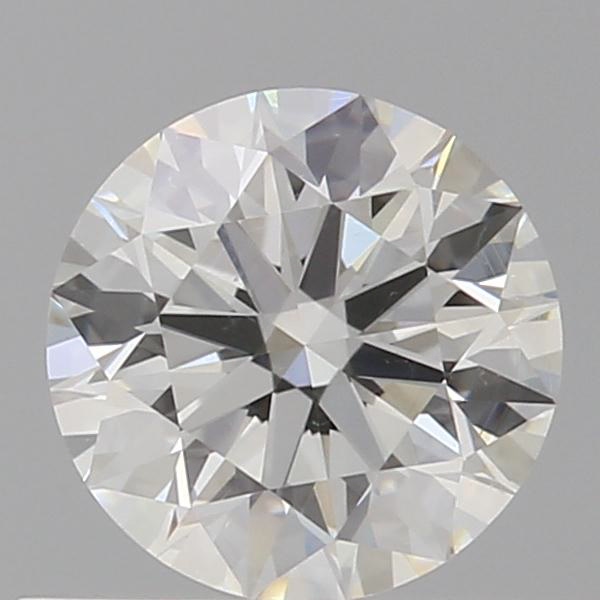 0.60 Carat Round Shape Earth Grown Diamond H Color SI1 Clarity Excellent/Ideal Cut