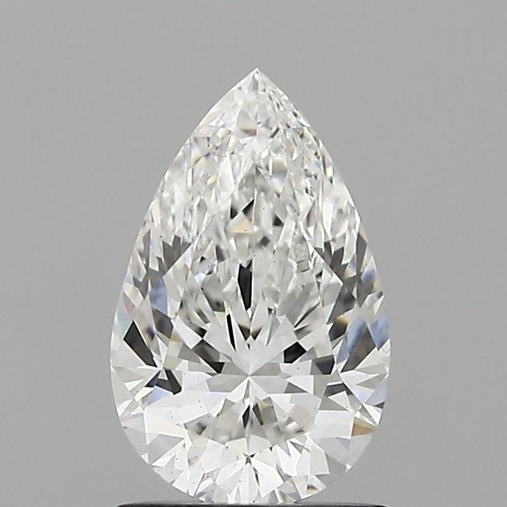 1.17 Carat Pear Shape Lab Grown Diamond F Color VS1 Clarity 