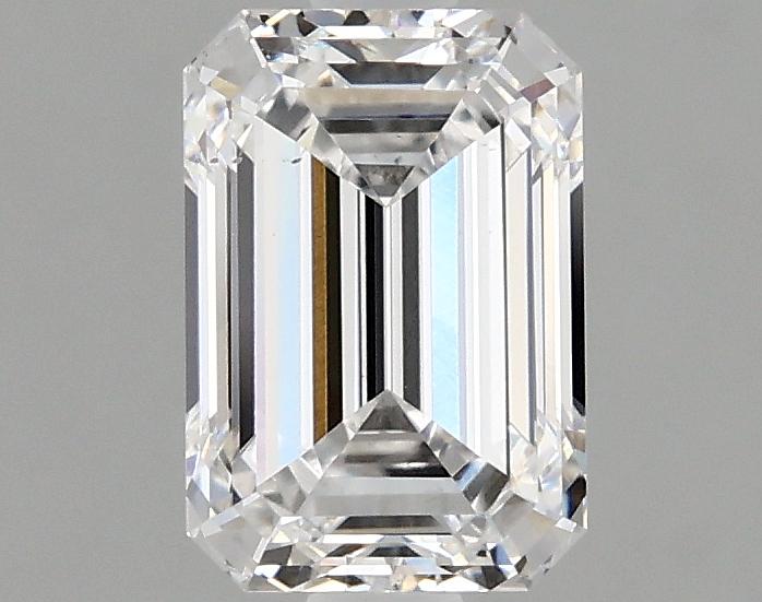 1.48 Carat Emerald Shape Lab Grown Diamond D Color VS1 Clarity 