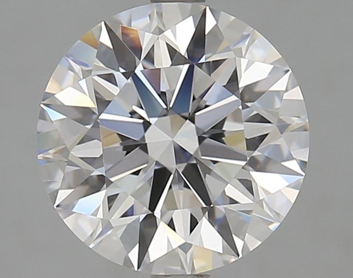2.91 Carat Round Shape Lab Grown Diamond D Color VVS1 Clarity Excellent/Ideal Cut
