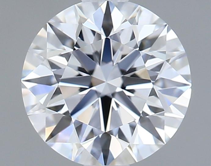 1.06 Carat Round Shape Lab Grown Diamond D Color VVS2 Clarity Excellent/Ideal Cut