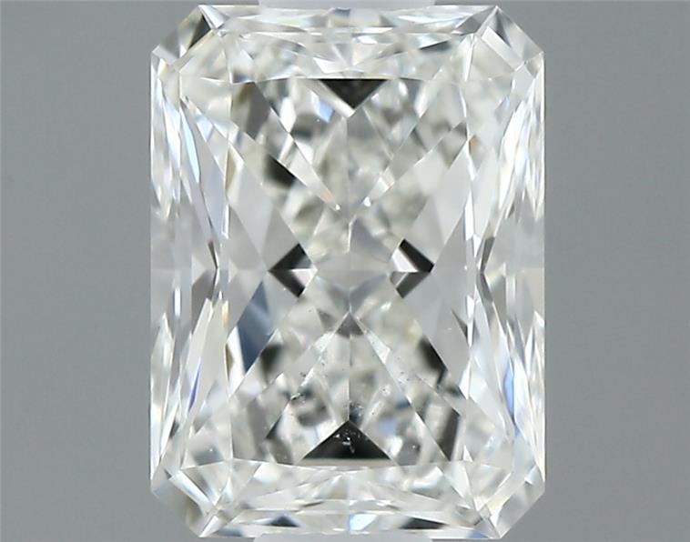 0.51 Carat Radiant Shape Earth Grown Diamond H Color SI1 Clarity 